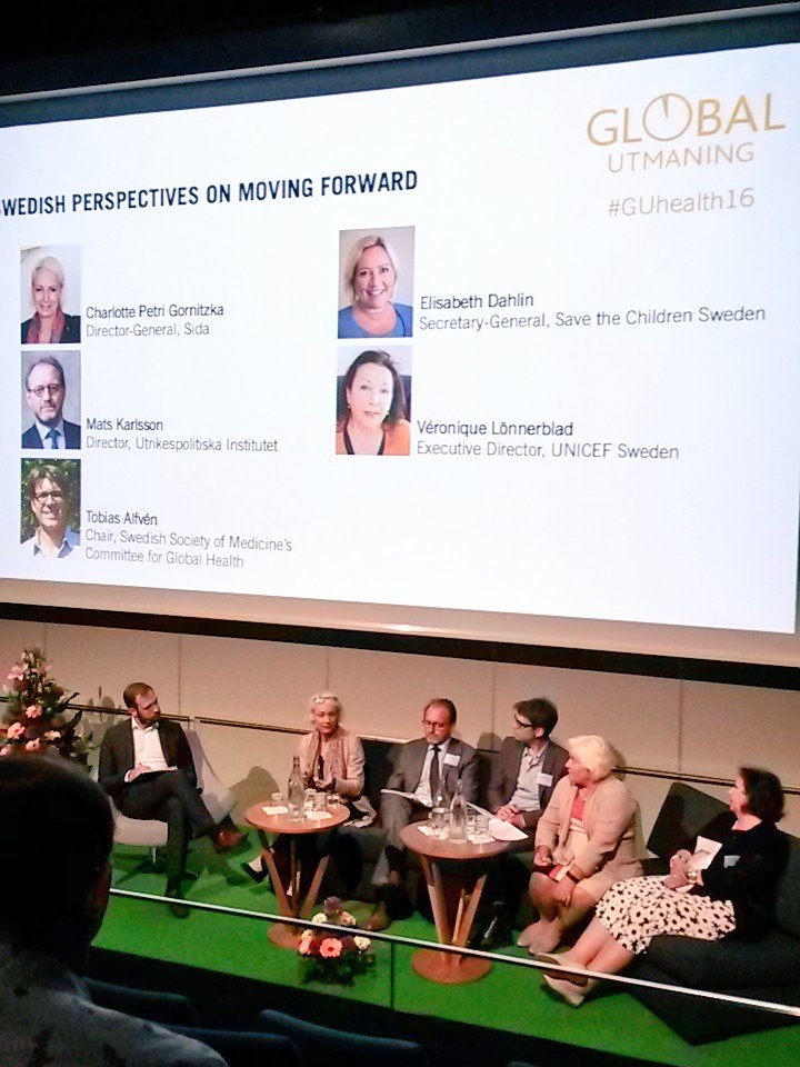 AnnelieseMay's tweet photo. Great #GUhealth16 discussion what is needed to address fragility &amp; reach the marginalized #multilateralapproach https://t.co/7alB5onkXX