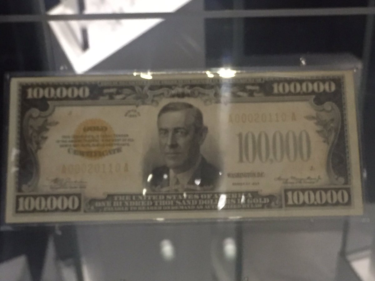 سلطان سعود القاسمي A Real 100 000 Dollar Bill From 1934 At The American History Museum