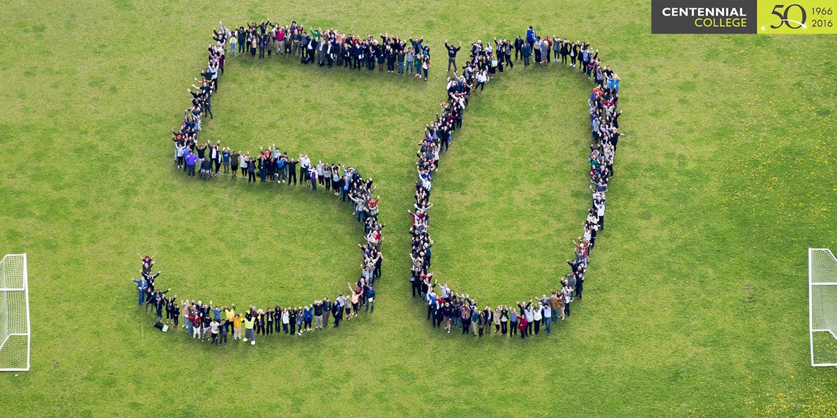 CentennialEDU's tweet photo. Thanks to our friend Darryl Dahmer from @680NEWStraffic we were able to capture this group shot from wayyyy up! #6ix https://t.co/5sQ1a598Tl