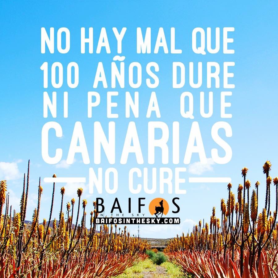 No hay mal que cien años dure... #DiaDeCanarias