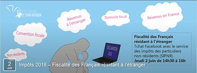 franceaucanada's tweet photo. #tchat #facebook #IR2016 pour les #Français de l'étranger 📅 jeudi 2 juin 2016 #impots2016 https://t.co/GT0V8c1SXU https://t.co/iSl4lc1zDp