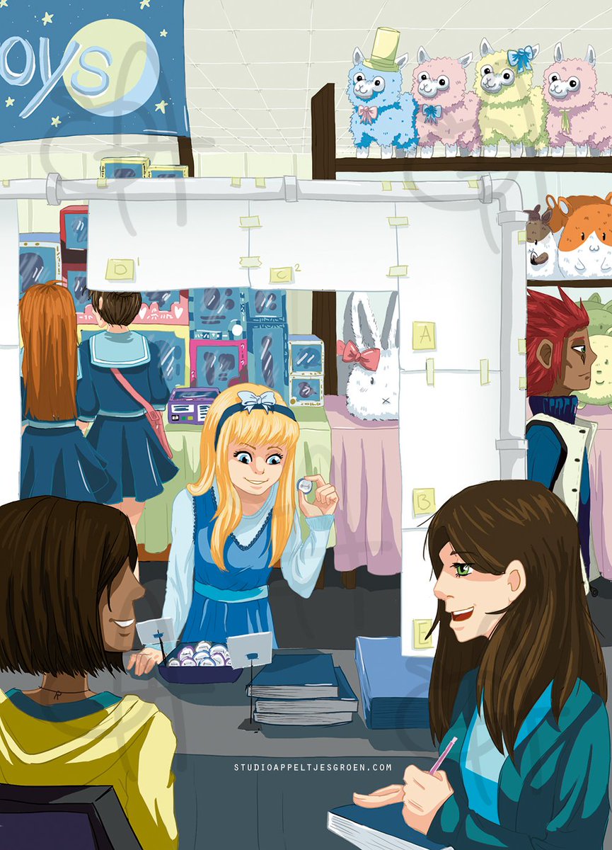New illustration I made for the new <a href="/AniWayMagazine/">AniWay</a> Planner! For sale online and at <a href="/AnimeconNL/">AnimeCon 2026 - Hidden Spirits || April 17 - 19</a>  Proces gif coming!