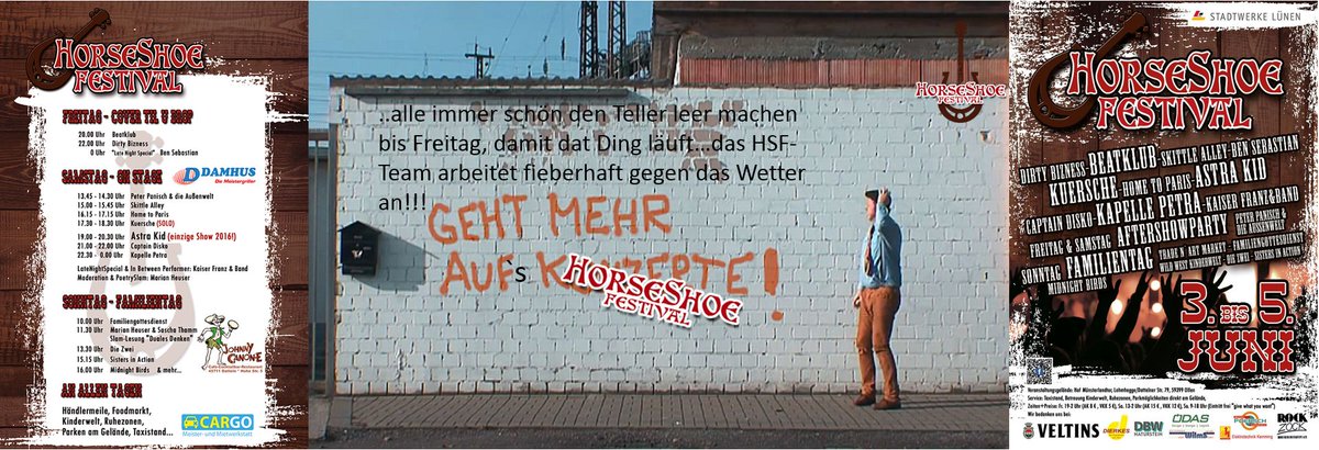 HorseShoeOlfen's tweet photo. https://t.co/OtytBFIEB7 // facebook/horseshoefestival
#Kapellepetra #kuersche #captaindisko #astrakid #beatklub https://t.co/DxjOvJSfP5