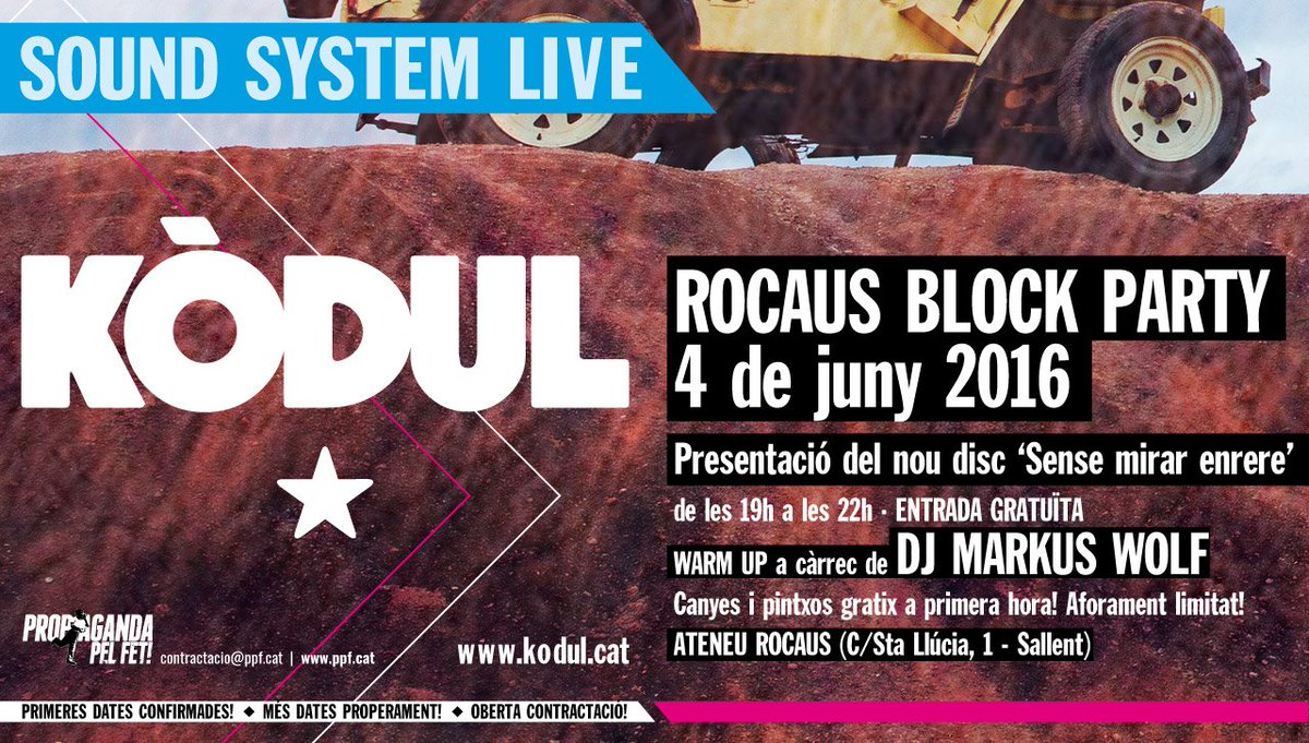 PropagandaPFet's tweet photo. [SORTEIG] Block Party de @_kodul 
PACK de 2 samarretes + nou CD!
INFO https://t.co/1pG4ey8WvM https://t.co/MtXeqUT9Qc