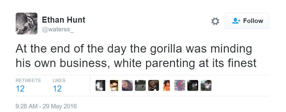 PrisonPlanet's tweet image. The parents were black.