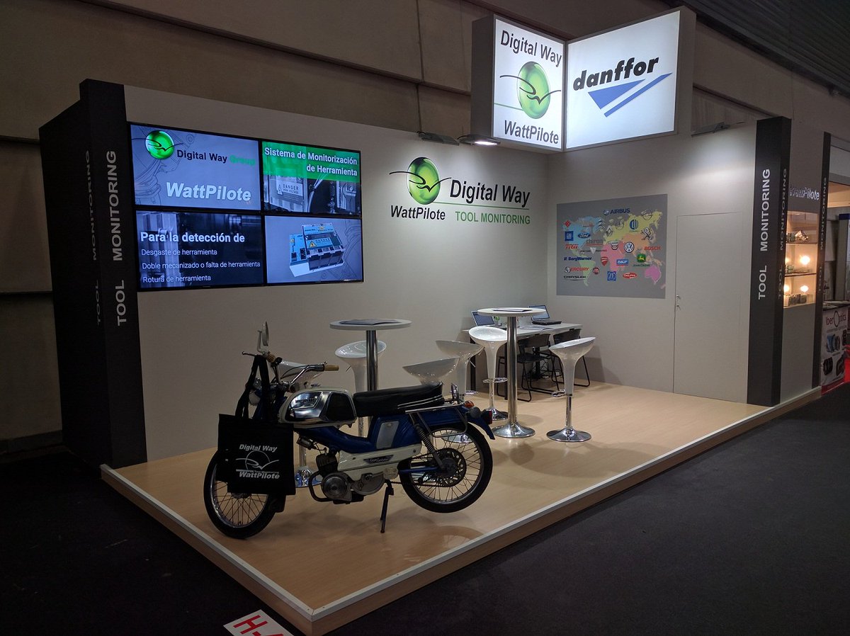DigitalWayGroup's tweet image. Show has begun. Visit Digital Way at Hall 1 - Stand H-41
#BIEMH2016 #toolmonitoring #WattPilote