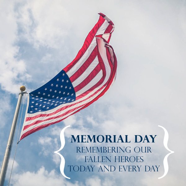 Today is a day to remember all of the fallen heroes of our country. #ThankYou #MemorialDay #neverforget