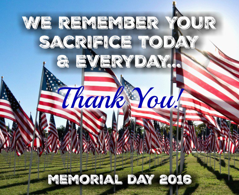 HBurg_Tires's tweet photo. We remember your sacrifice today &amp; everyday! Thank You! #memorialday #hburgcars https://t.co/N56wONNHP1