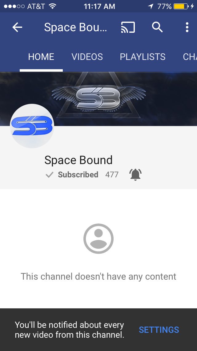 SyteKuna's tweet photo. @JohnScarce congrats on 1 million subs and here is some news for you your old team is coming back #SpaceBoundReturn https://t.co/aKZkmvSsgj