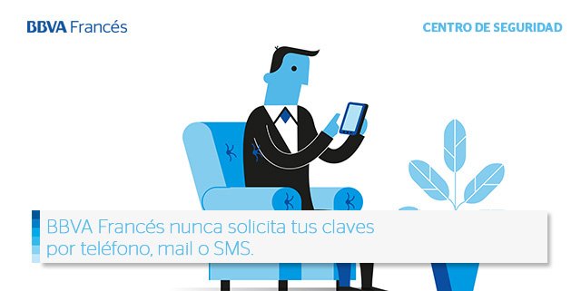 bbva_argentina's tweet photo. Recordá nunca entregar tus datos confidenciales bajo ningún medio #BBVATips https://t.co/QY1XsmrBTX