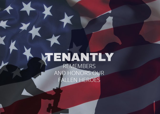 tenantlycom's tweet image. The #Tenantly Team commemorates those who have sacrificed their lives for our freedom. #Thankyou #MemorialDay