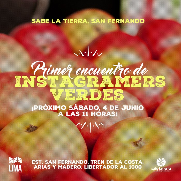 RevistaLima's tweet photo. Junto a @sabelatierra lanzamos #InstaEcoMeet NO TE LO PODES PERDER! https://t.co/vksegE5o4r https://t.co/LAMG7ZNK6s