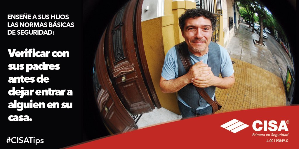 CisaVenezuela's tweet image. Quién entra a casa debe ser siempre autorizado por los padres. #CISATips