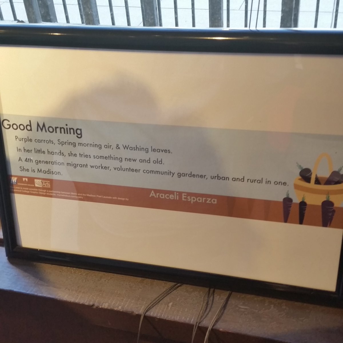 AraceliEsparza_'s tweet photo. My bus lines poem @DreamBankMSN ty to Oscar Mireles and MadisonMetro #buslines #metro https://t.co/lc09544ch1