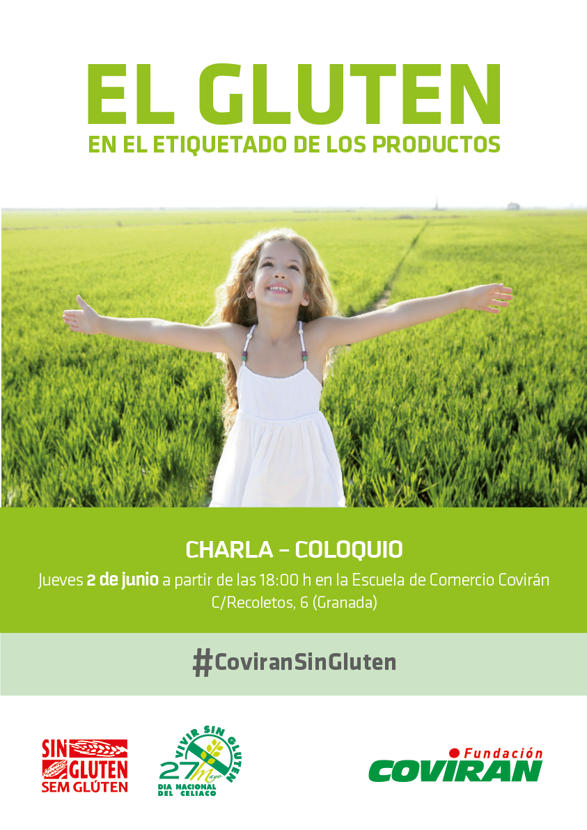 Coviran's tweet photo. Por el #DiaNacionaldelCeliaco organizamos una charla sobre #gluten el 2 de junio Infórmate! https://t.co/wYl4BoKu15 https://t.co/uZBU9Kgj2f
