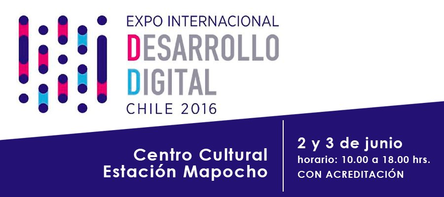 EstacionMapocho's tweet image. Expo Desarrollo Digital: Lo último en tecnología y redes. 2 y 3 de junio. Acreditación en eidd.cl.