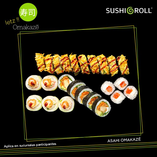 Sushi Roll Oficial on Twitter "Asahi Omakazé es la perfecta charola