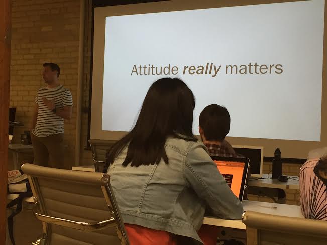 e_e_epstein's tweet image. First day @BitmakerHQ !  THIS guy's ready! @BoweiHan  #programmingnewbies