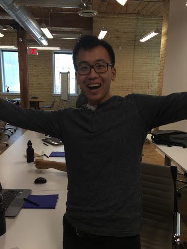 e_e_epstein's tweet image. First day @BitmakerHQ !  THIS guy's ready! @BoweiHan  #programmingnewbies