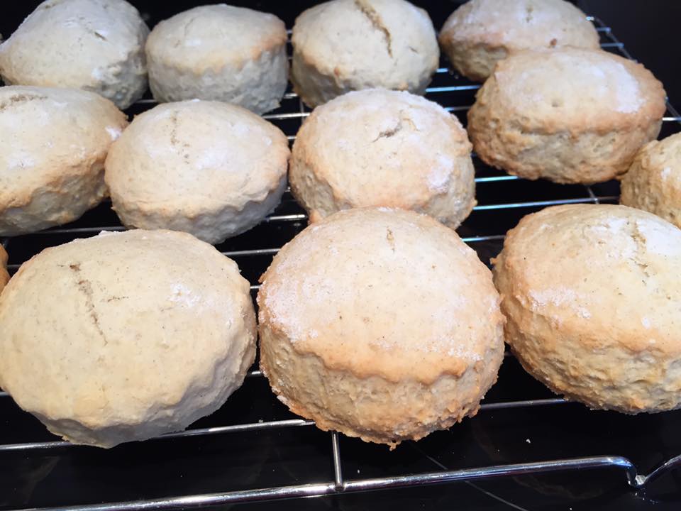 Afternoon tea with scones and tea or maybe a glass of Prosecco. Stanmore Village Fete 12/6 noon - 4pm