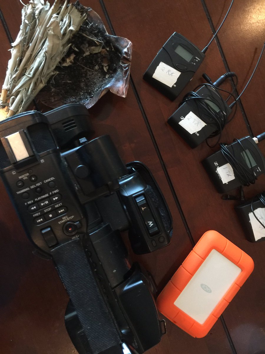 IndiemarchFilm's tweet photo. #gearporn , some of our tools of the trade for our documentary #reset @Sony #sonyex1 #senheiser https://t.co/sDDNeRqasN