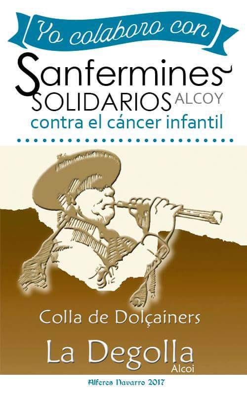 Nosaltres col·laborem amb els #SantFerminsSolidaris #Alcoi <a href="/filanavarros/">Filà Navarros</a>