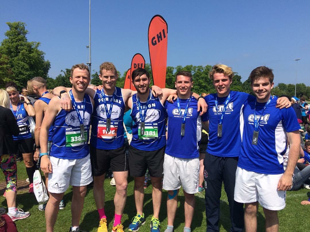 Exeter University Hockey Club (@exeterunihc) on Twitter photo Congrats to <a href="/whitwortht89/">Thomas Whitworth</a> & co on finishing #EdinburghMarathon for <a href="/myhfm2016/">Mind Your Head 2016</a> yesterday. Huge effort #ForMax Congrats to <a href="/whitwortht89/">Thomas Whitworth</a> & co on finishing #EdinburghMarathon for <a href="/myhfm2016/">Mind Your Head 2016</a> yesterday. Huge effort #ForMax
