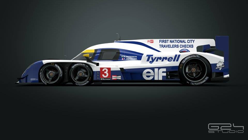 EnduranceInfo's tweet photo. La Tyrrell P016 digne descendante de la P34 @g24_studio @FIAWEC https://t.co/tFOsXfXku2 https://t.co/qbiK6SeKPD