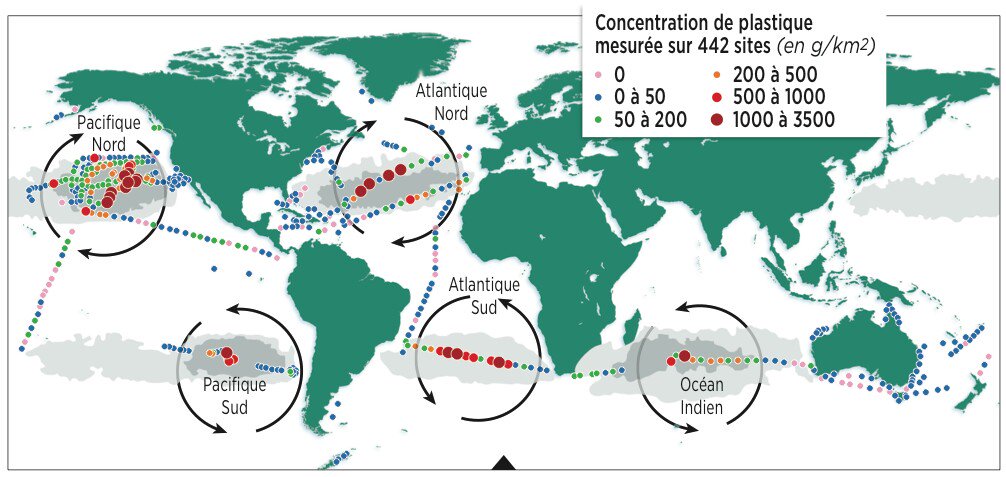 Beautiful Maps There Are 5 Trillion Pieces Of Plastic Floating In Our Oceans Zzcrockett T Co K4ifhqf5sy Voxdotcom