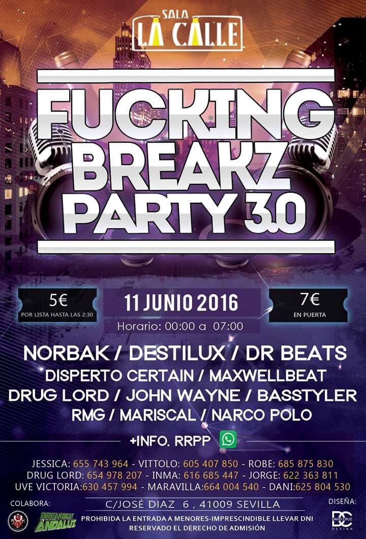 DJNORBAK's tweet image. SEVILLA! Tenemos cita el prox Sábado 11 de Junio en la Sala La Calle! Cartel muy jugoso a un precio de risa! Se lia!