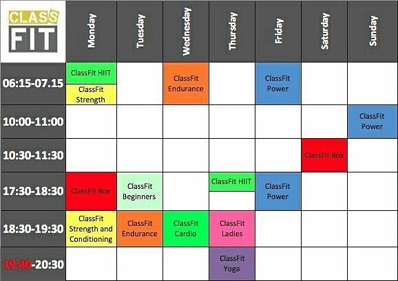 ClassFitUK's tweet image. This week's timetable for Tuesday through to Sunday.(Ignore Monday times for this week please. Computer said no)