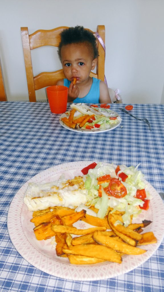 RitaTobin's tweet photo. The little monster and I enjoyed some super fresh ling fish from new Omega fishmongers #Carlow https://t.co/jG76QGpffy