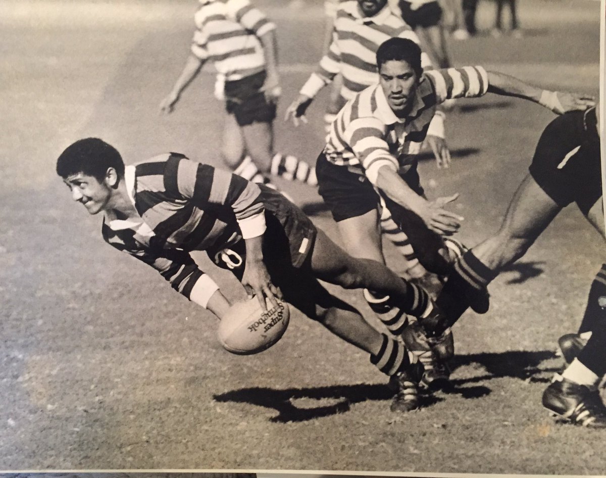 Alistair Coetzee being put under pressure by Sedick Booley SA Cup '89 WP vs EP #ssrugby