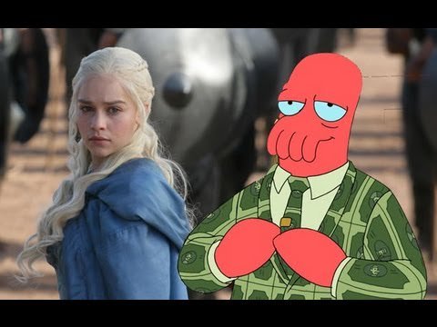 bobuk's tweet image. Помните девушку Зойдберга из Футурамы, Марианну? Её озвучивала сама Дейнерис Таргариен, в смысле Эмилия Кларк!