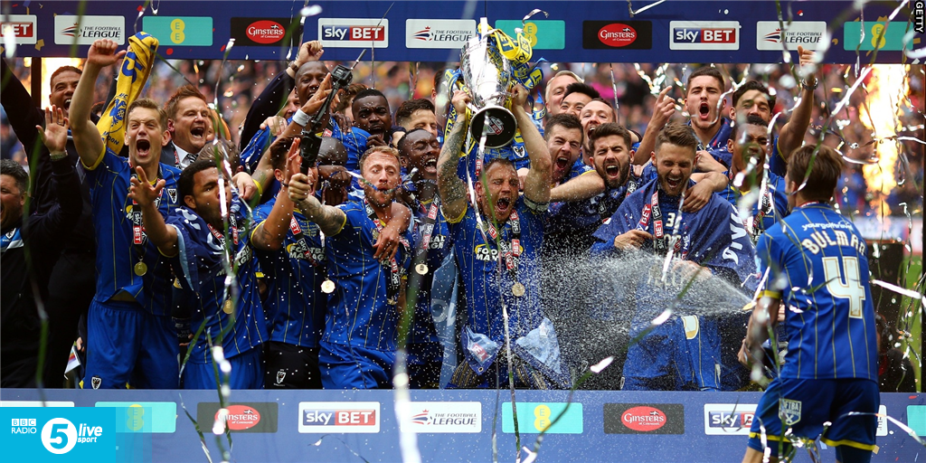 5liveSport's tweet photo. AFC Wimbledon will face MK Dons in League One

Relive their play-off victory over Plymouth

https://t.co/E8lfDmXAE5 https://t.co/G6w89Y6IVk