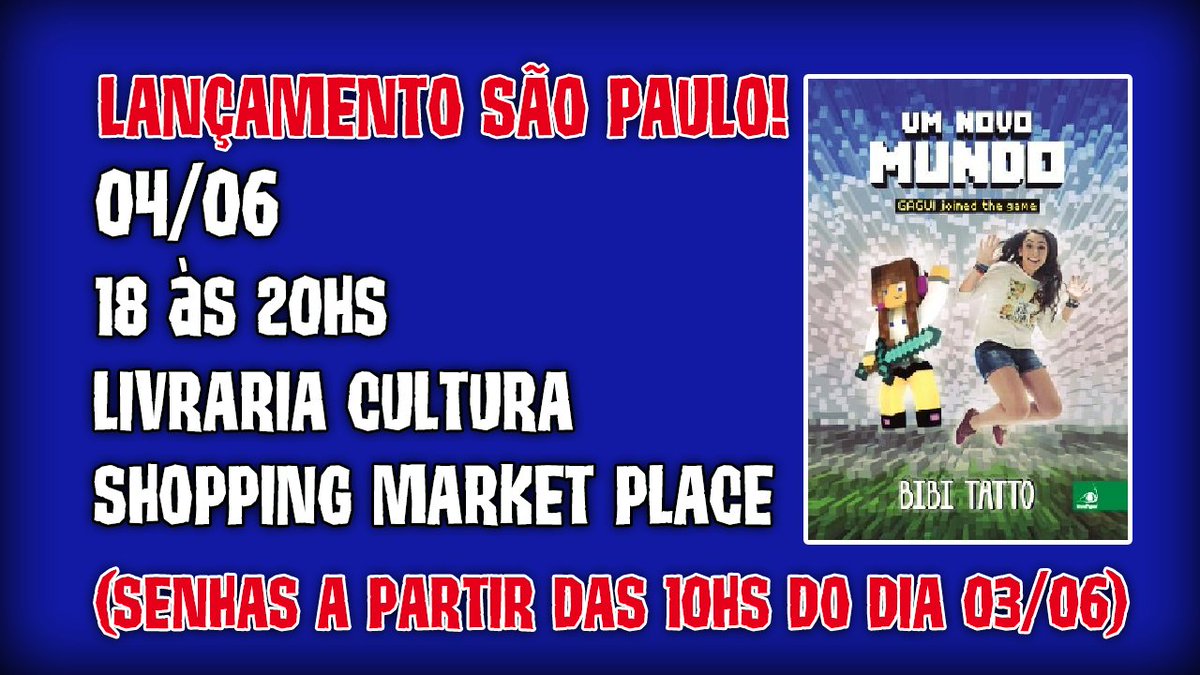 bibitatto's tweet image. Quem vem no lançamento em São Paulo? :O