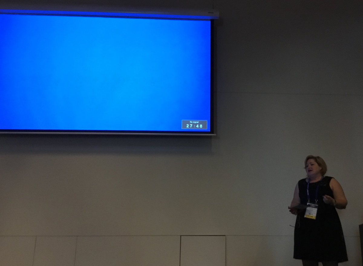 Loganimal's tweet image. Tech issues at a tech conference? No way :p #PLN #PersonalLearningNetwork #EduTechAU