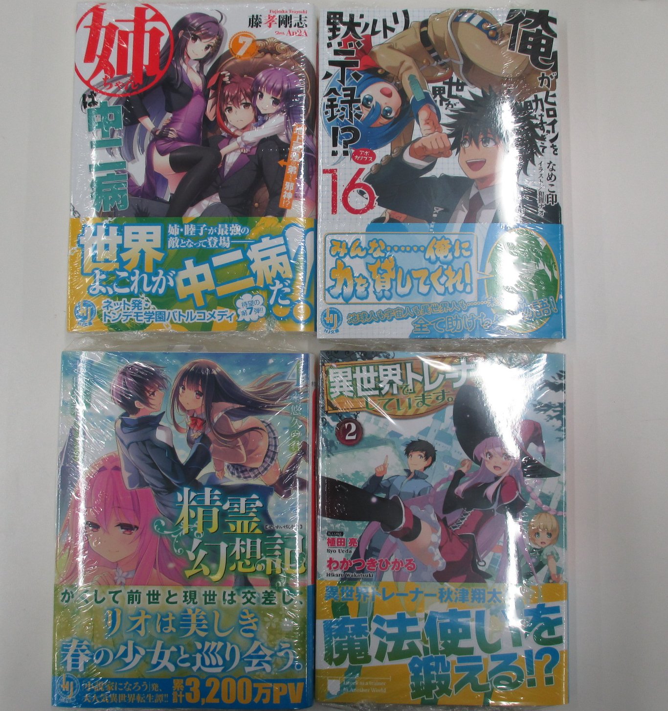 アニメイト仙台 グラッテ仙台 元気に開店中 En Twitter 書籍入荷情報 他にも オーバーロード10巻 Hj文庫より 精霊幻想記4巻 姉ちゃんは中二病7巻 異世界でトレーナーをしています 2巻 俺が ヒロインを助けすぎて世界がリトル黙示録 16 巻 異