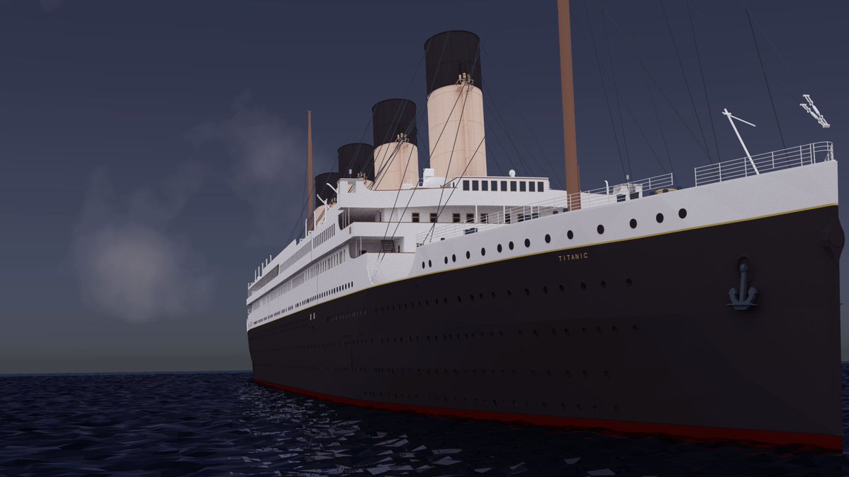 Soulesstitan Rblx On Twitter My Roblox Titanic And Nomadic In