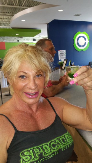 Doing shots for Memorial Day! Ha. . At the gym,  Wheatgrass shots!  Great Back and Bicep workout in Buffalo<a href="/tag/scissors"class="tags"><span>#scissors</span></a><a href="/tag/femalemuscle"class="tags"><span>#femalemuscle</span></a><a href="/tag/sessions"class="tags"><span>#sessions</span></a><a href="/tag/fbb"class="tags"><span>#fbb</span></a><a href="/tag/smoth"class="tags"><span>#smoth</span></a>