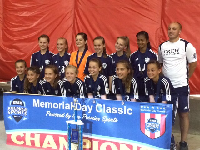 PACrewSoccer's tweet photo. 12 Girls @PACrewSoccer Memorial Day Classic Champs https://t.co/pOVOSWhyxR