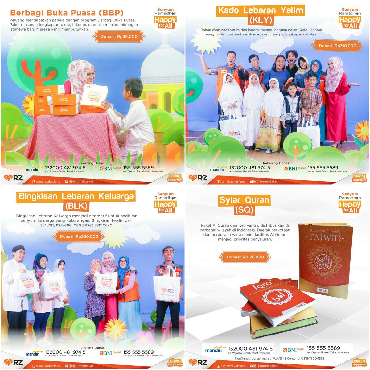erry_slamet's tweet photo. @rumahzakat #senyumramadhan #happyforall #happy4all Berbuat Nyata Berbagi Bahagia :) https://t.co/5W0NhCowIA
