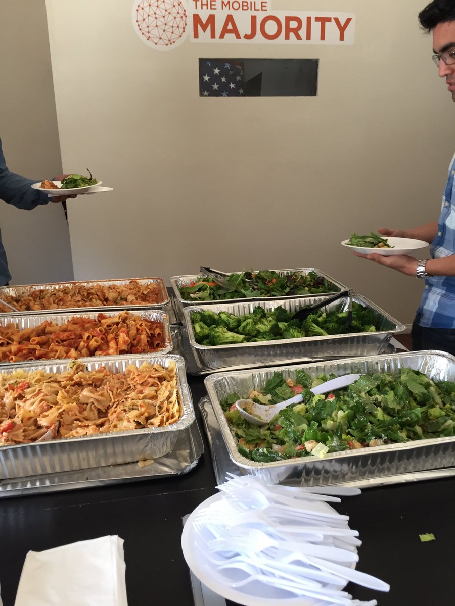 We cater Majority Company in Santa Monica CA