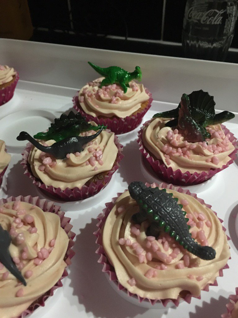 I actually love @catherinejermyn!
26.2 dino cakes for 26.2 miles 😝