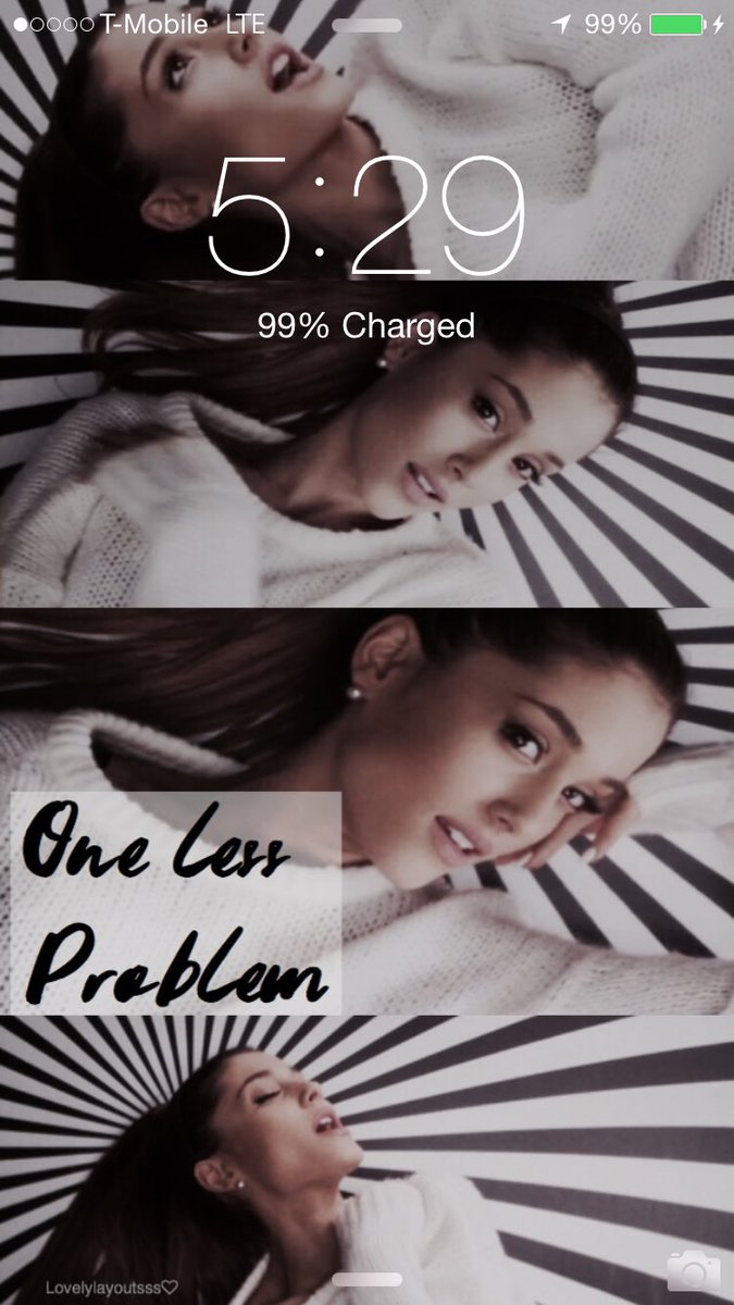 lovelylayoutsss's tweet image. Ariana Grande lock screen! Retweet if you want &amp;amp; follow #2YearsOfProblemMusicVideo #ArianaGrande #DangerousWoman