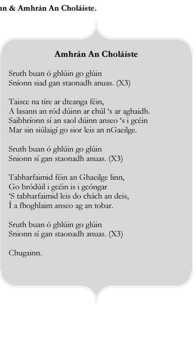 spleodar's tweet photo. Ní fada uainn go gcloisfear... #spleodar16 tabharfar neamhaird ar alt @IrishTimes Sníonn an Ghaeilge gan staonadh https://t.co/uF1pgyC6zP