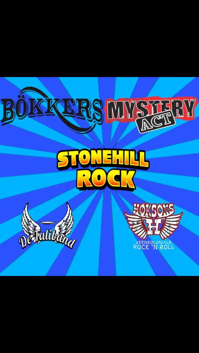 10 juni Zuidwolde 19:00 uur. koop nu je tickets bij onze voorverkoopadressen zie fb of site.  Stonehillrock.nl