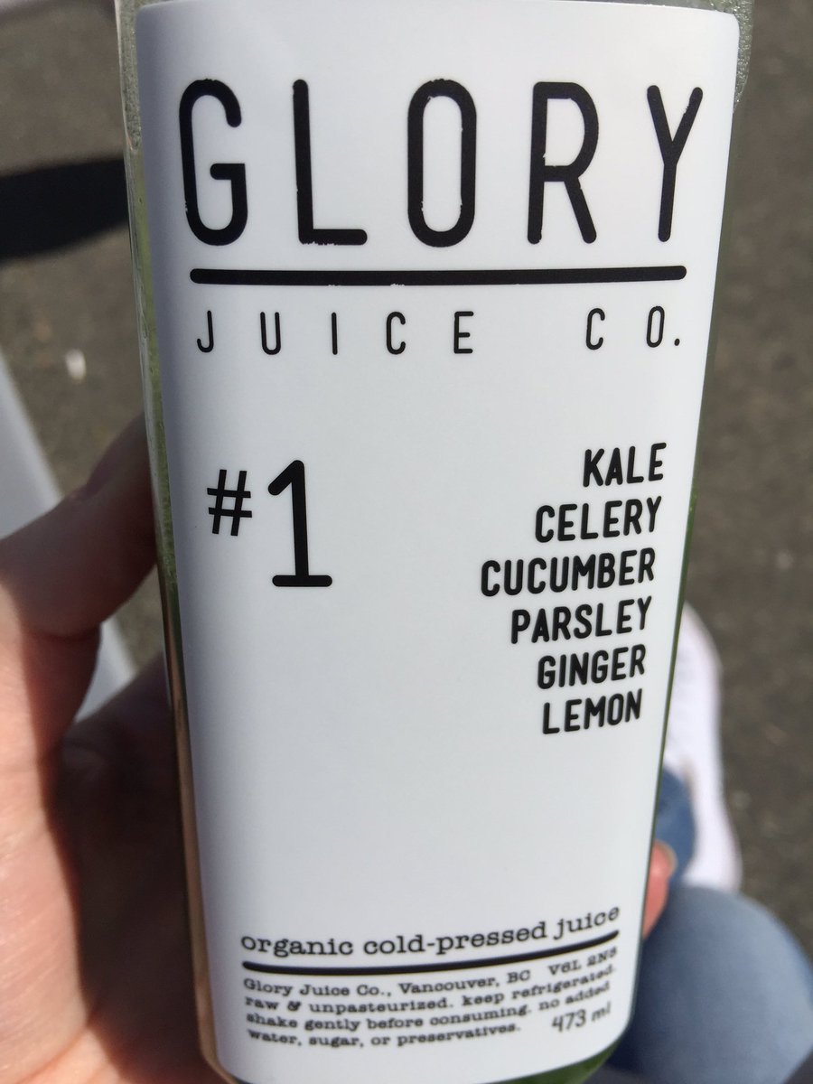 We tried <a href="/GloryJuiceCo/">Glory Juice Co.</a> for the first time today!