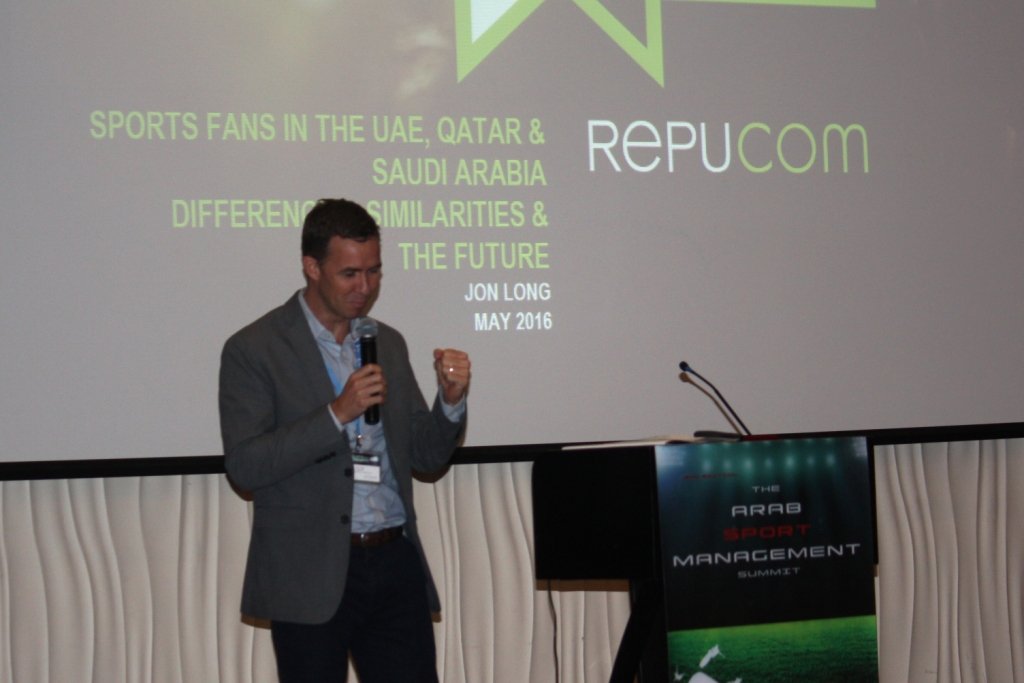 danishaikh's tweet photo. @Jonlong @RepucomMENA presenting at The #Arab #Sport #Management Summit in #Dubai #UAE #ASMS https://t.co/wLIXvsaiOf