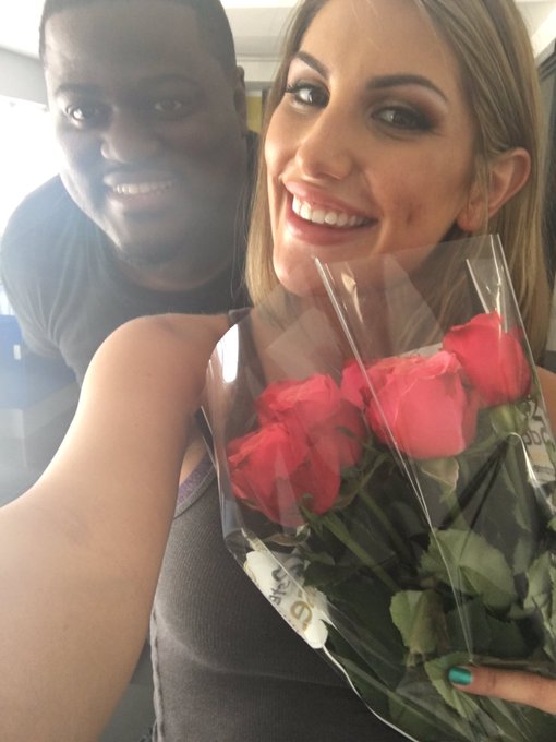 3 pic. 1st time EVER shooting 4 @Arch_Angel_XXX !!! Thanks 4 the fun day& the roses???!!!???@BigFreaky5